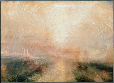 Iate se aproximando da costa de Joseph Mallord William Turner